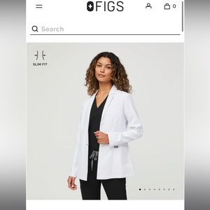 Figs Bellevue women’s lab coat (medium)  brand new